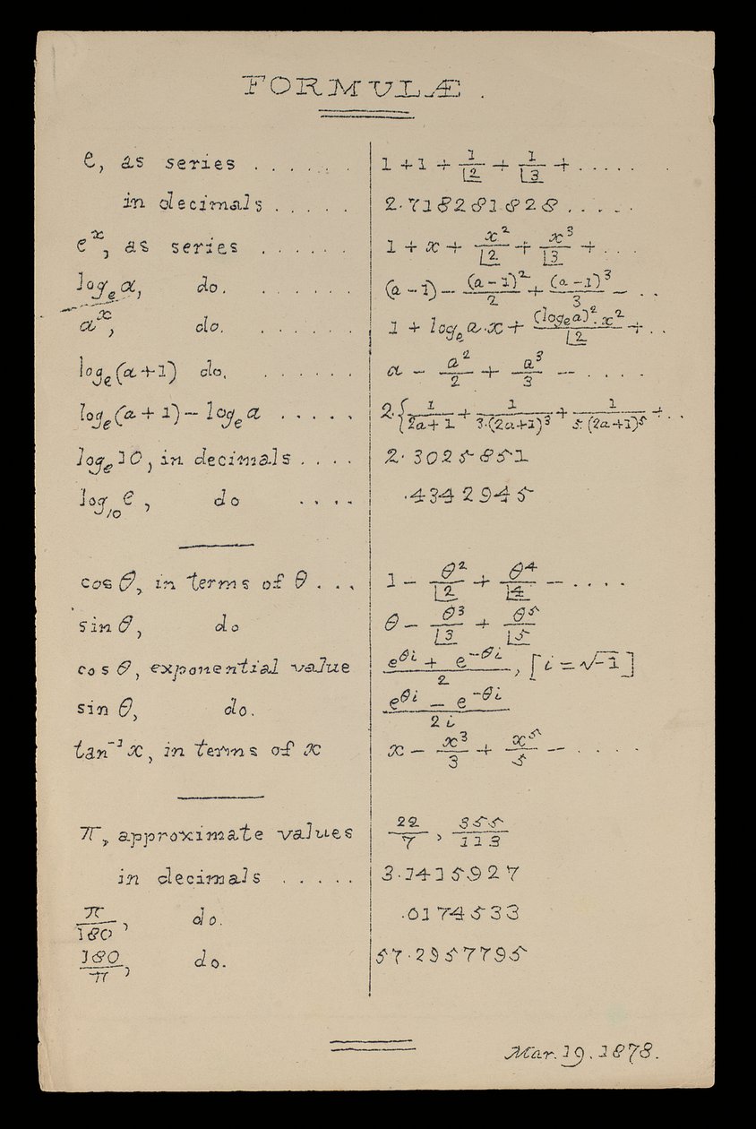 Formuła, Oksford autorstwa Charles Lutwidge Dodgson