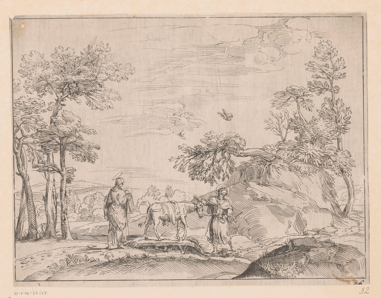 Lot do Egiptu autorstwa Charles Macé (attributed to)