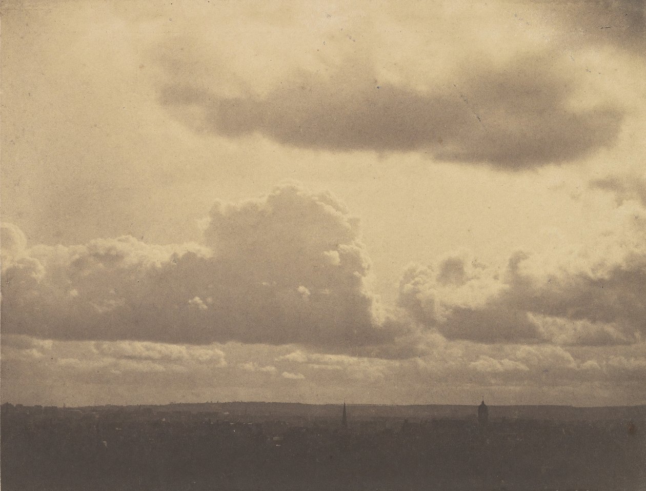 Studium nieba, 1855-56. autorstwa Charles Marville