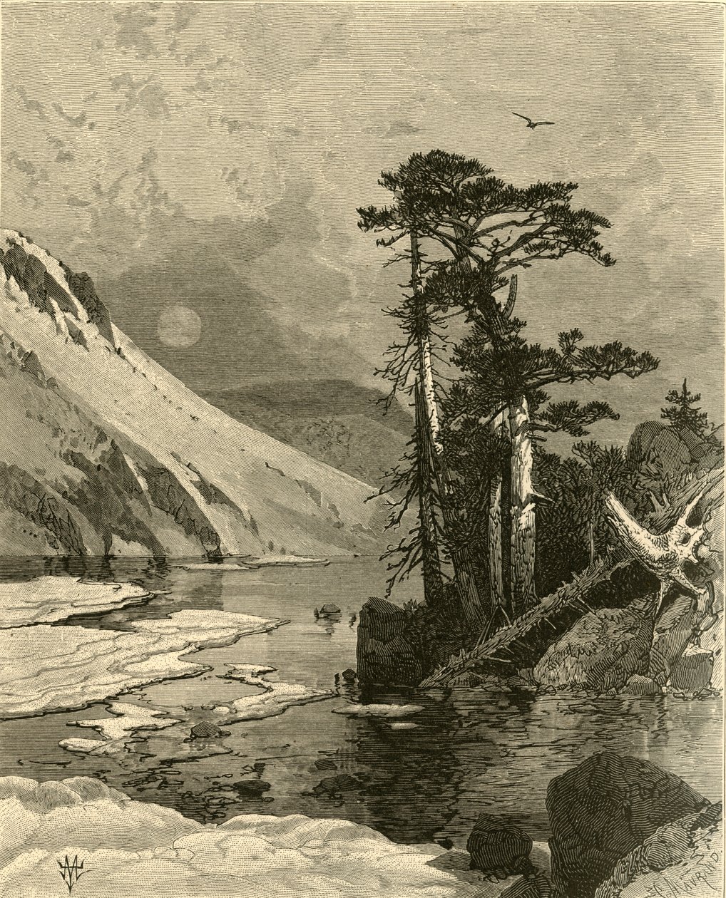 „Frozen Lake, Foot of James