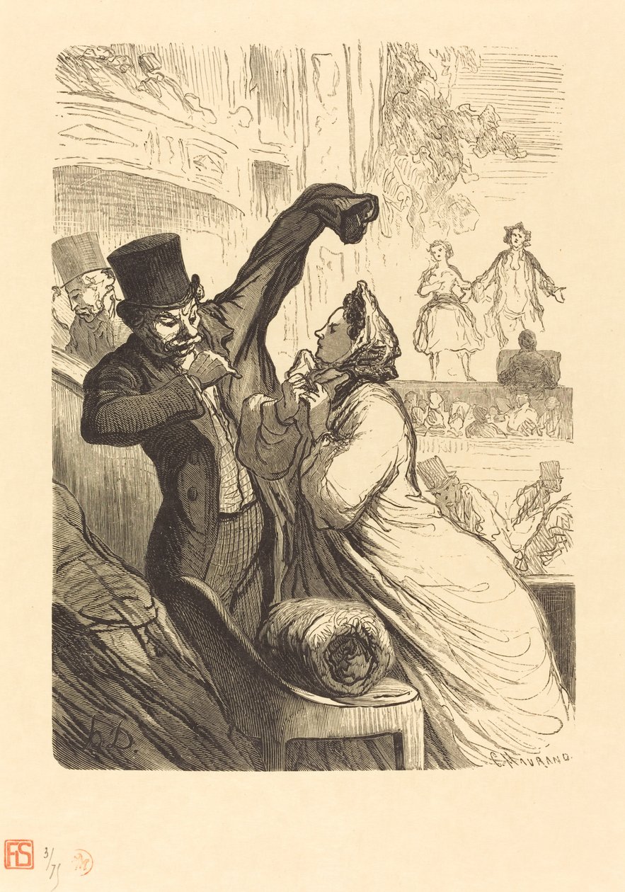 Ostatni werset autorstwa Charles Maurand after Honoré Daumier