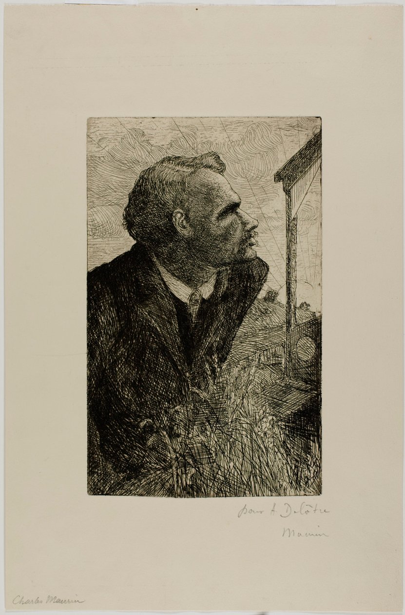 Portret Francois Claudius Ravachol autorstwa Charles Maurin