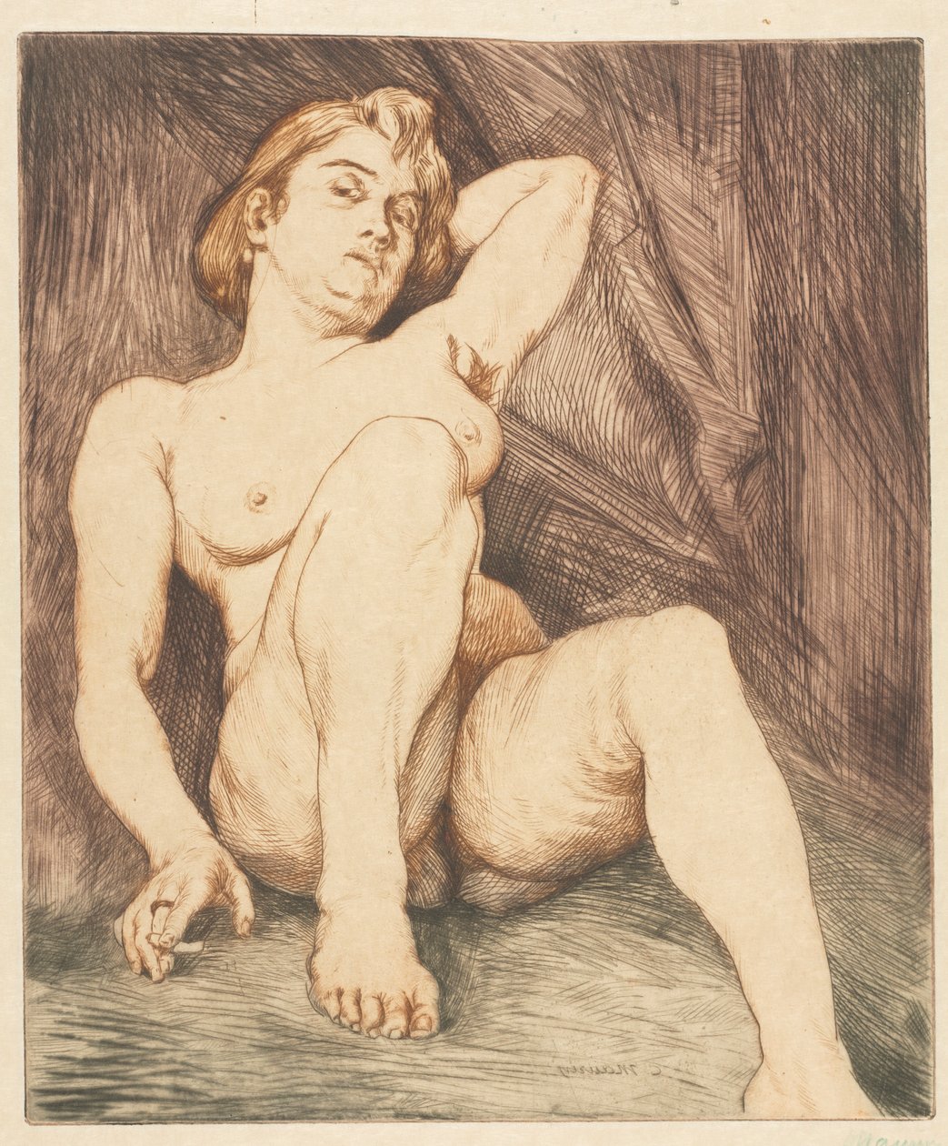 Papieros autorstwa Charles Maurin