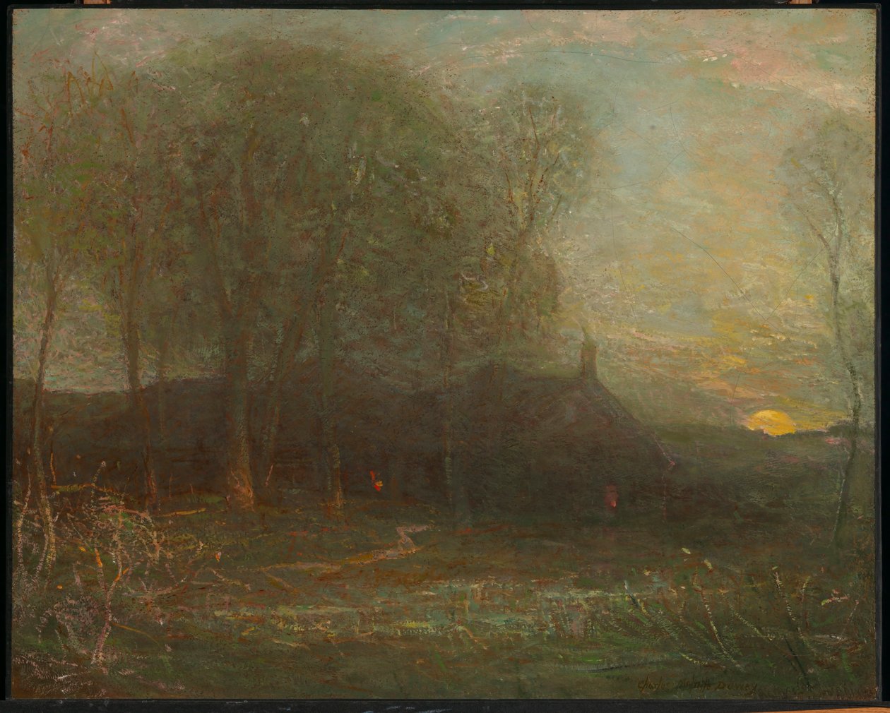Żniwny księżyc autorstwa Charles Melville Dewey