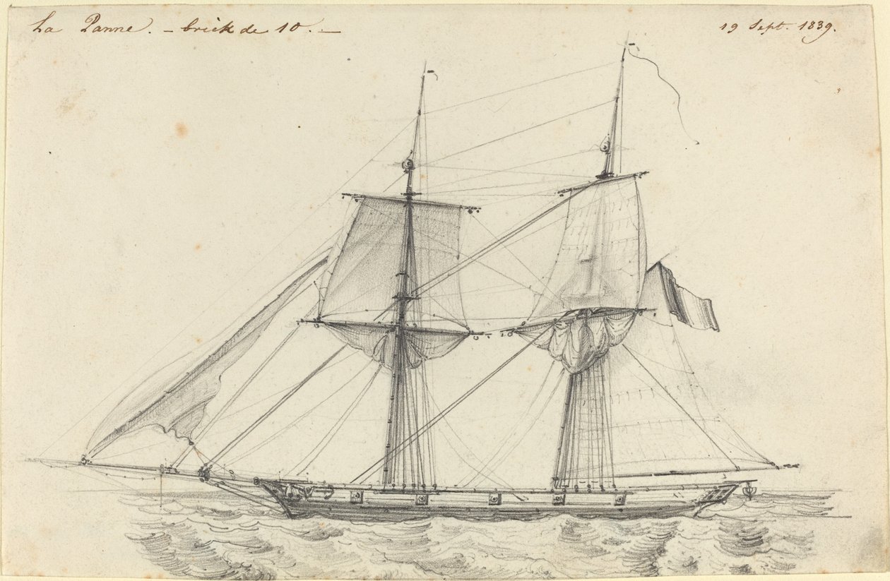 La Panne autorstwa Charles Meryon