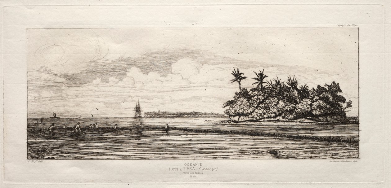 Oceanie, 1845. autorstwa Charles Meryon