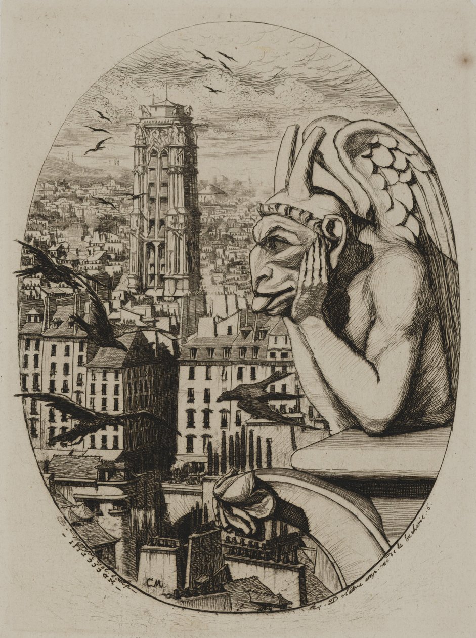 Gargulec autorstwa Charles Meryon