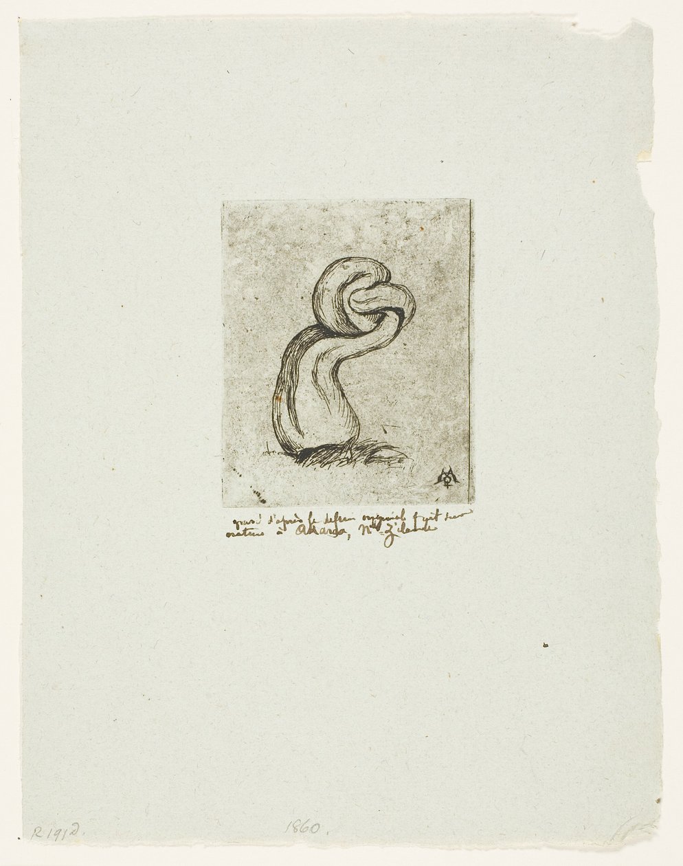 Chory kryptogam autorstwa Charles Meryon