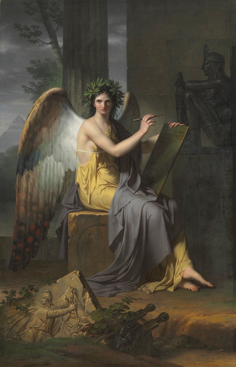 Clio, muza historii, 1800. autorstwa Charles Meynier