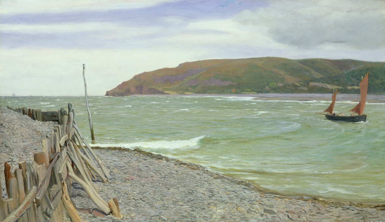 Zatoka Porlocka, 1891 r. autorstwa Charles Napier Hemy