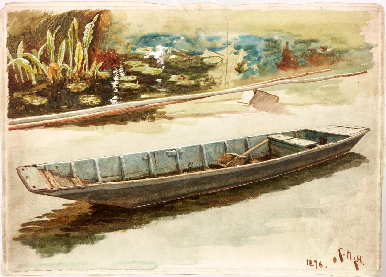 Punt (bodycolour) autorstwa Charles Napier Hemy