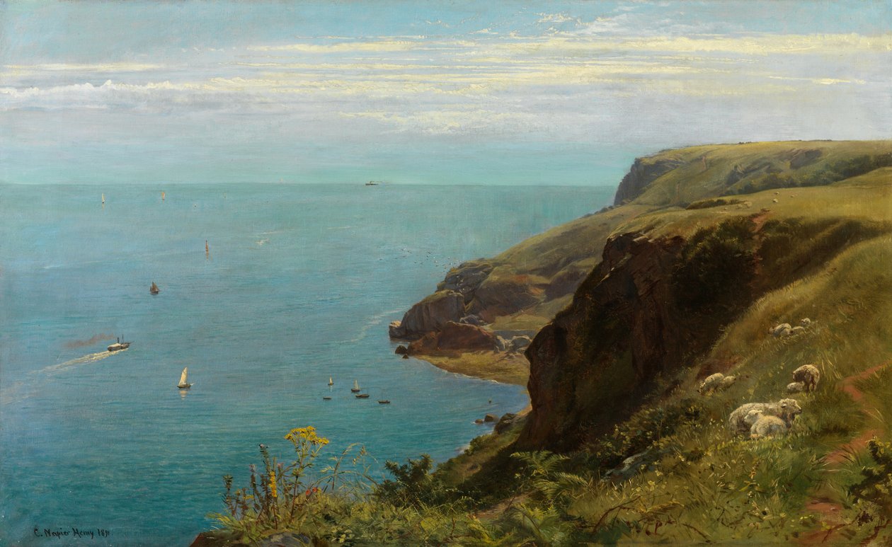 Wybrzeże Morza, Torquay autorstwa Charles Napier Hemy