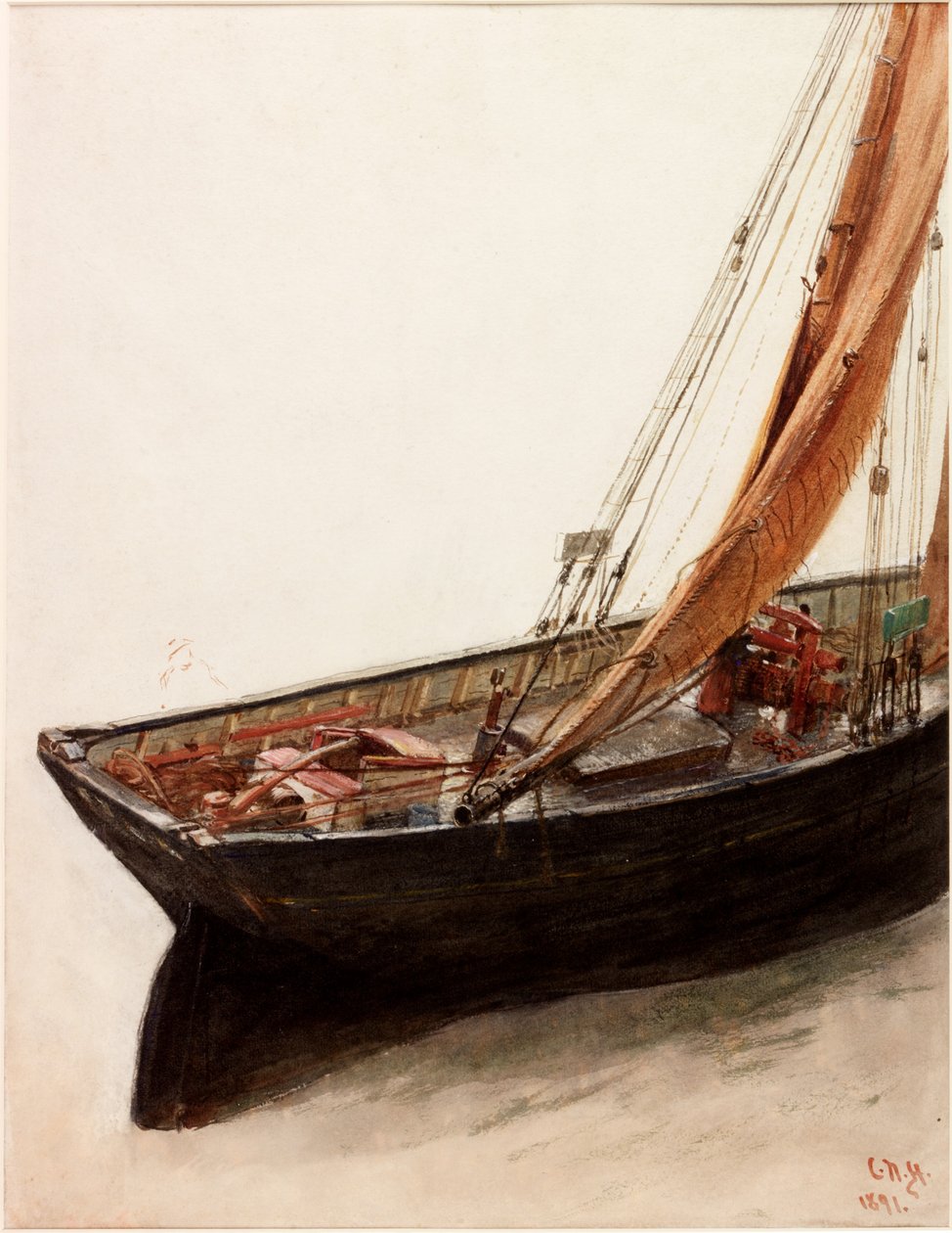 Studium (bc i wc na papierze) autorstwa Charles Napier Hemy