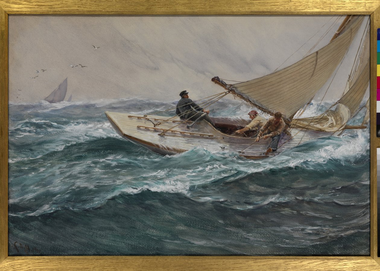 Młodzież, 1902 (tempera i wc) autorstwa Charles Napier Hemy