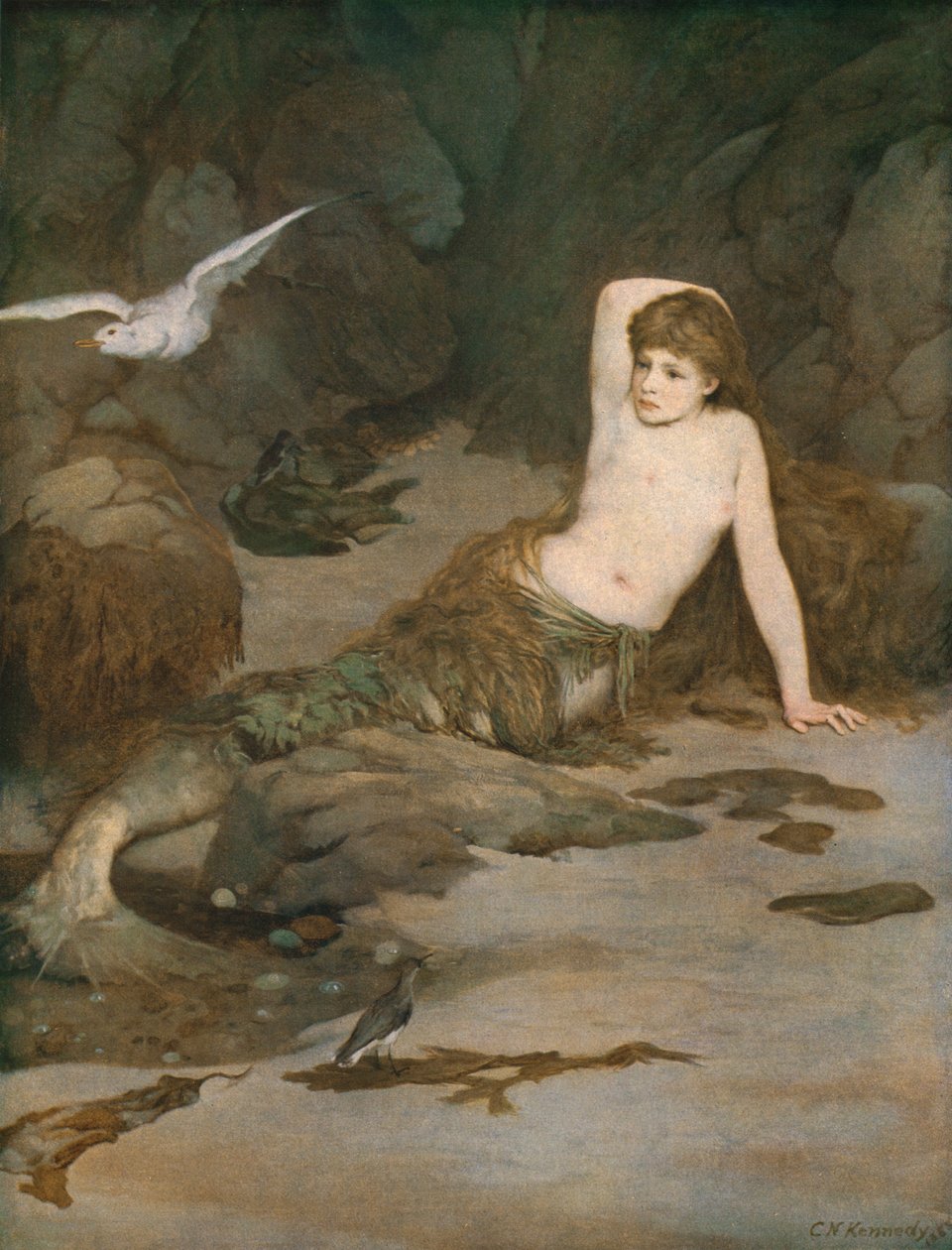 „Syrenka”, koniec XIX w., ok. 1930. autorstwa Charles Napier Kennedy