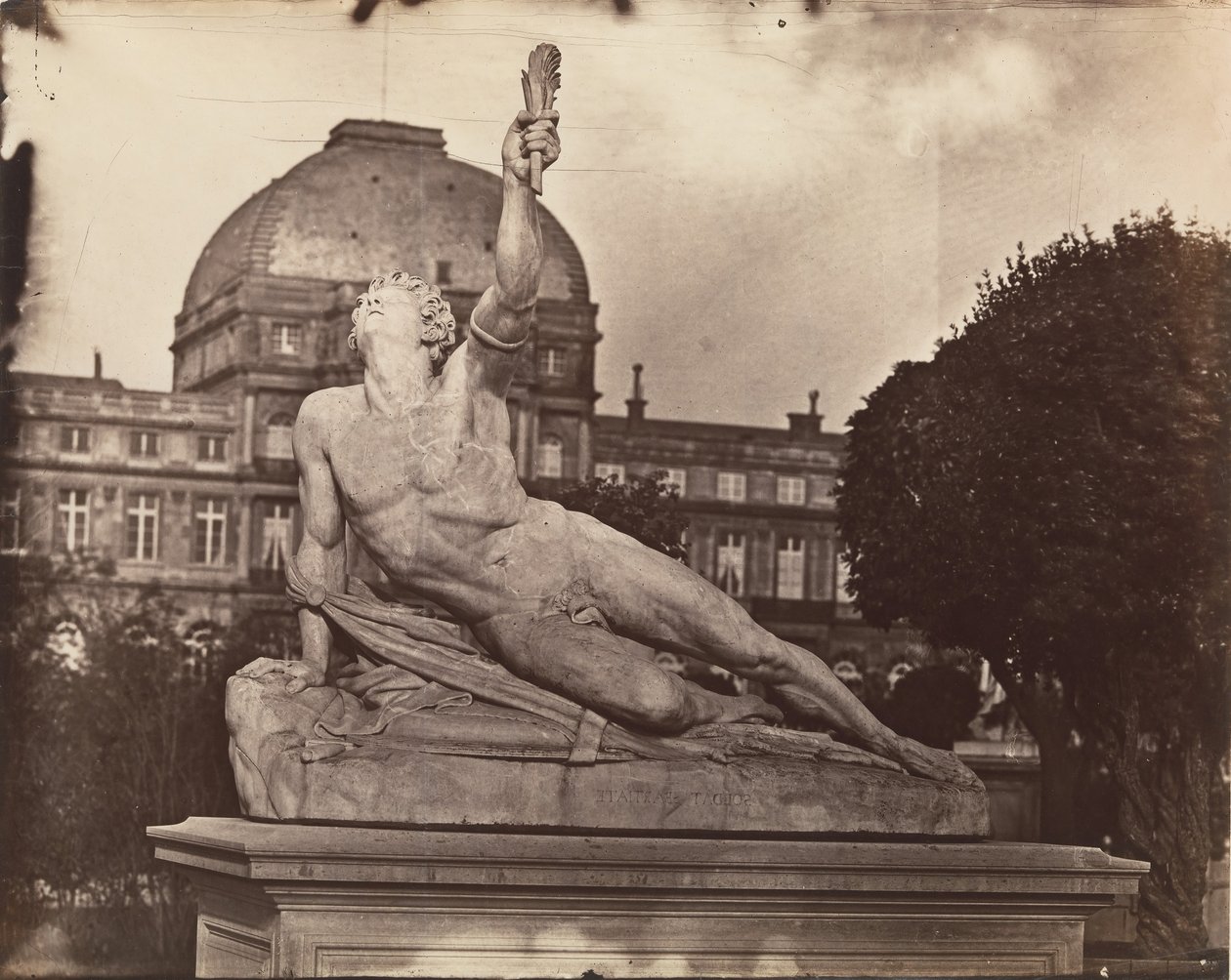 Spartański żołnierz, 1859. autorstwa Charles Nègre