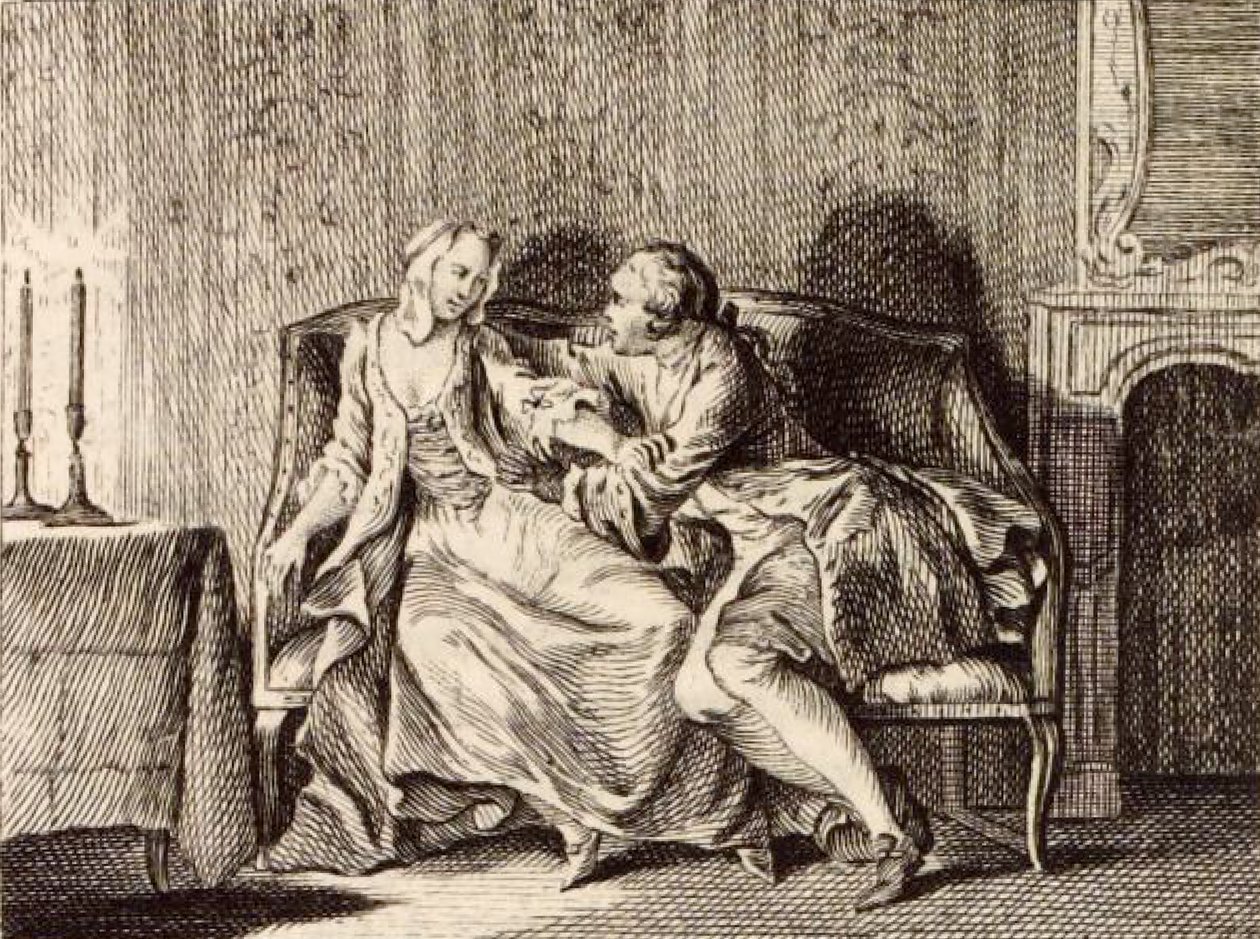 Modlitwa świętego Juliana autorstwa Charles Nicolas Cochin