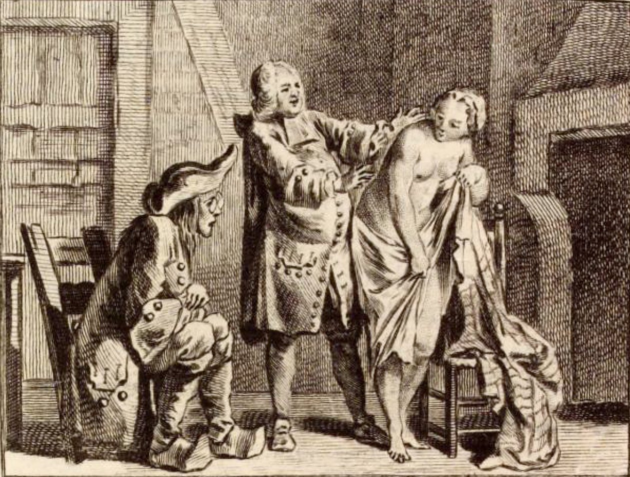 La Jument du compère Pierre autorstwa Charles Nicolas Cochin