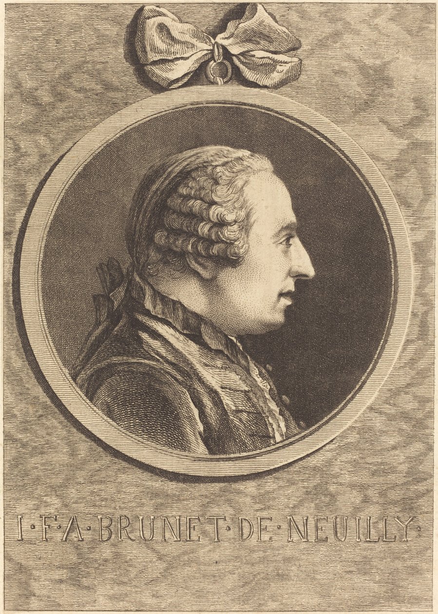JEŚLI. Brunet de Neuilly autorstwa Charles Nicolas Cochin II