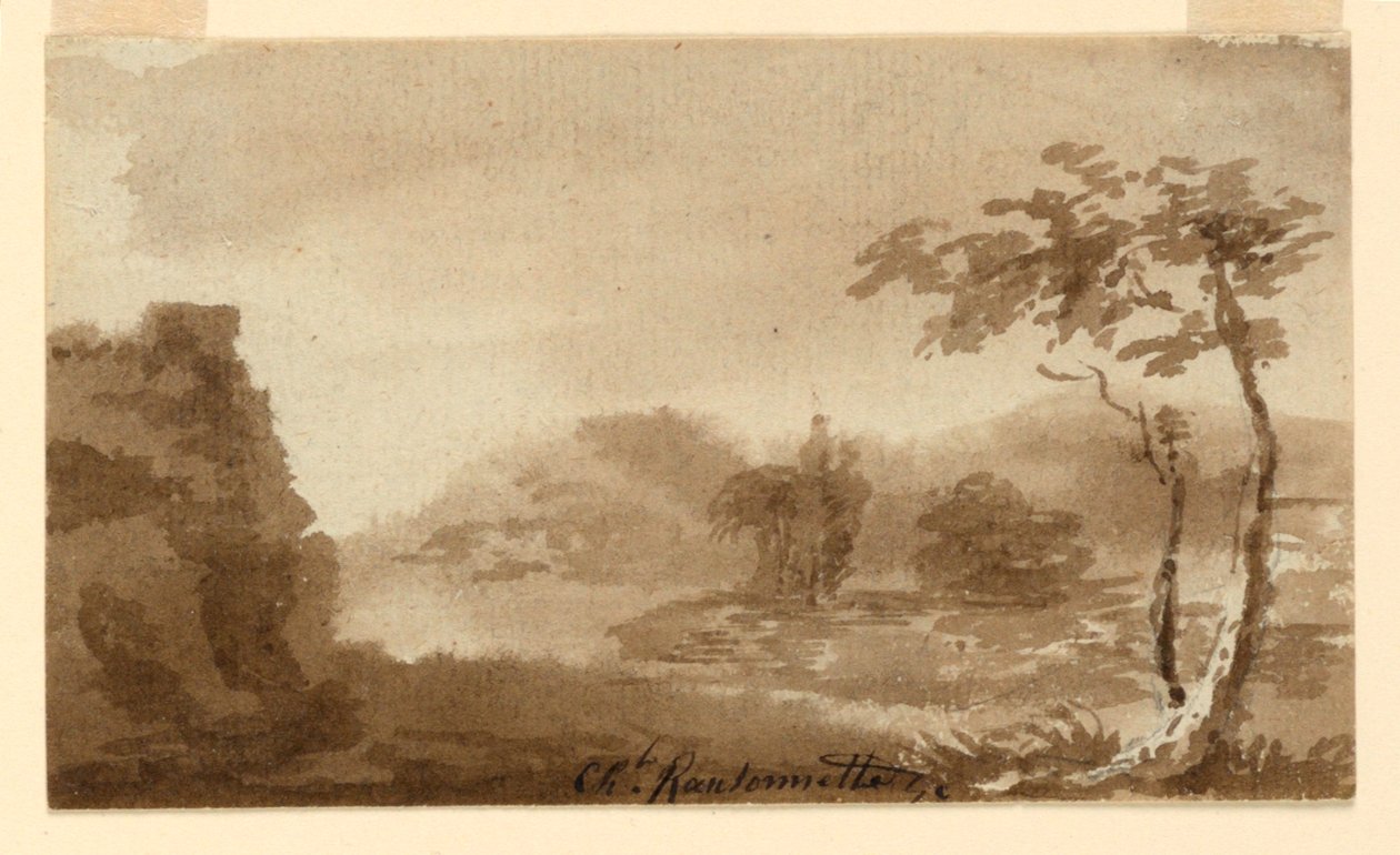 Krajobraz autorstwa Charles Nicolas Ransonnette