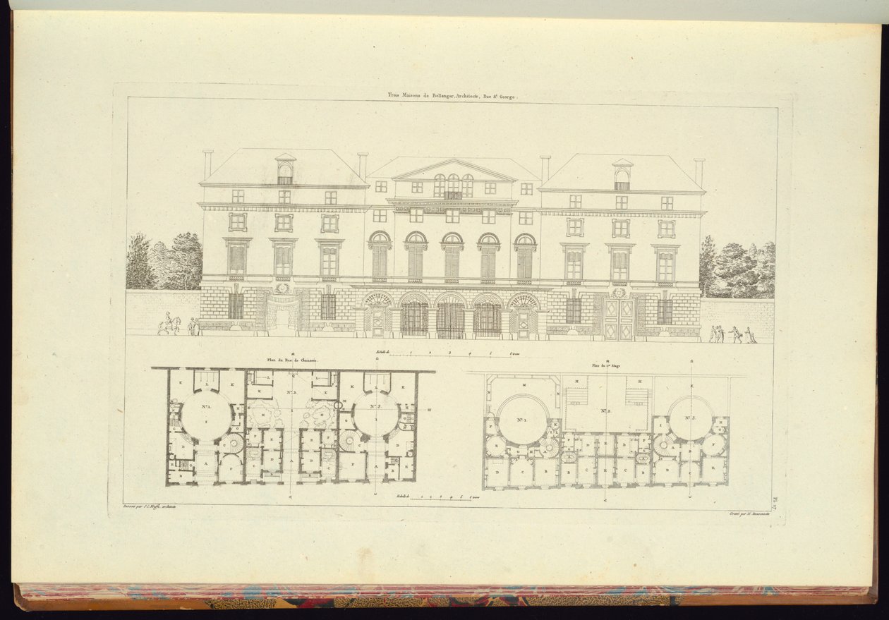 Oprawa (Francja) autorstwa Charles Nicolas Ransonnette