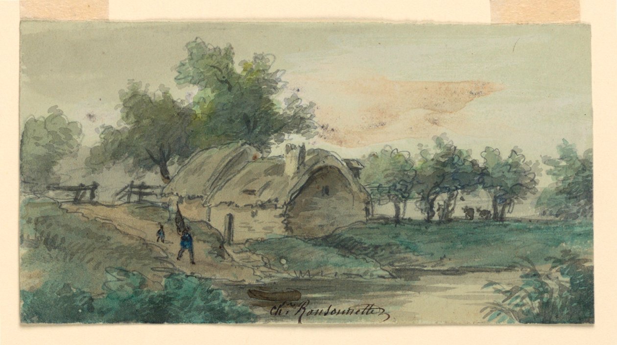 Krajobraz autorstwa Charles Nicolas Ransonnette