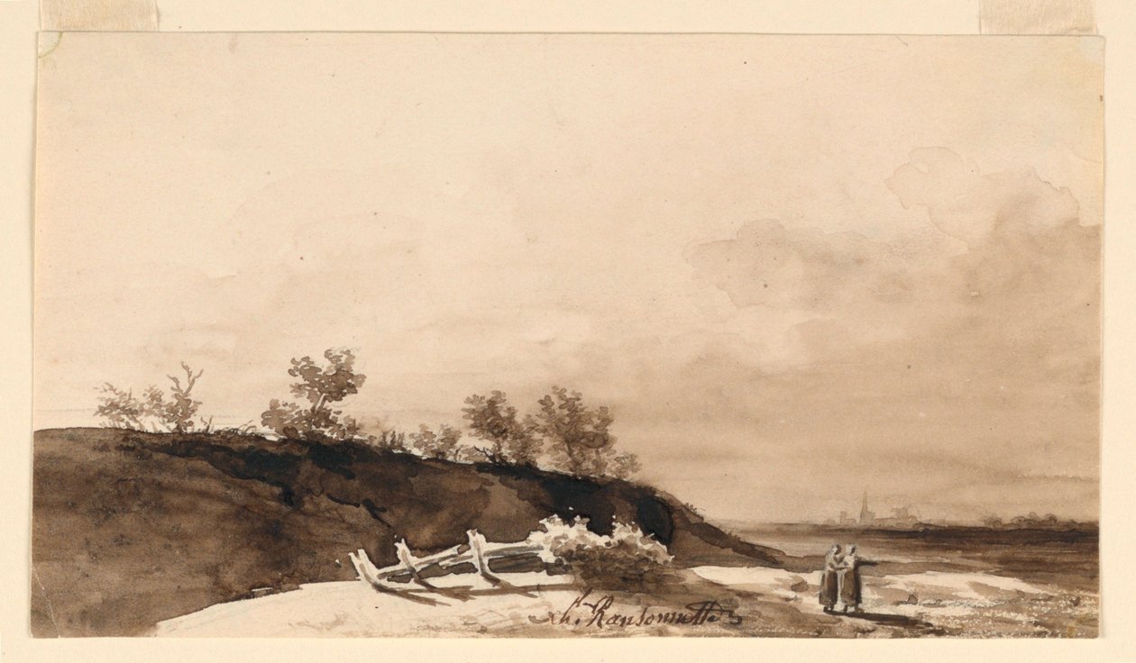 Krajobraz autorstwa Charles Nicolas Ransonnette