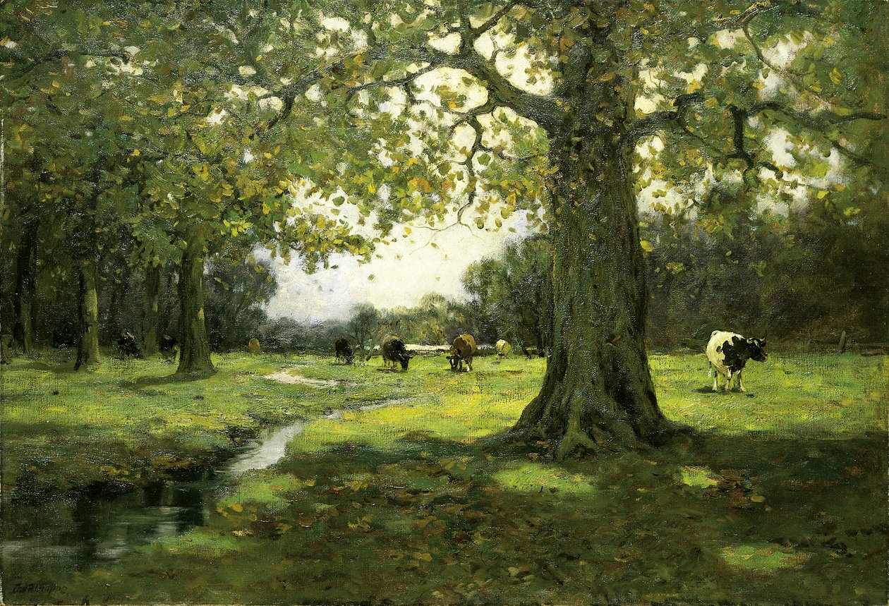 Łąkowy Potok, ca. 1912. autorstwa Charles P. Gruppe