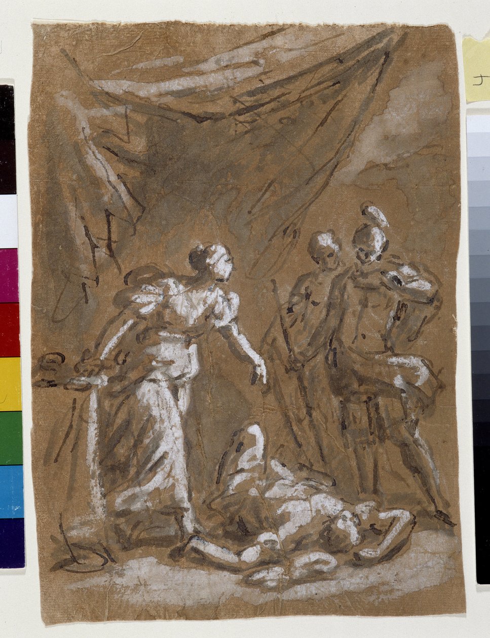 Judyta i Holoferne (rysunek) autorstwa Charles Parrocel
