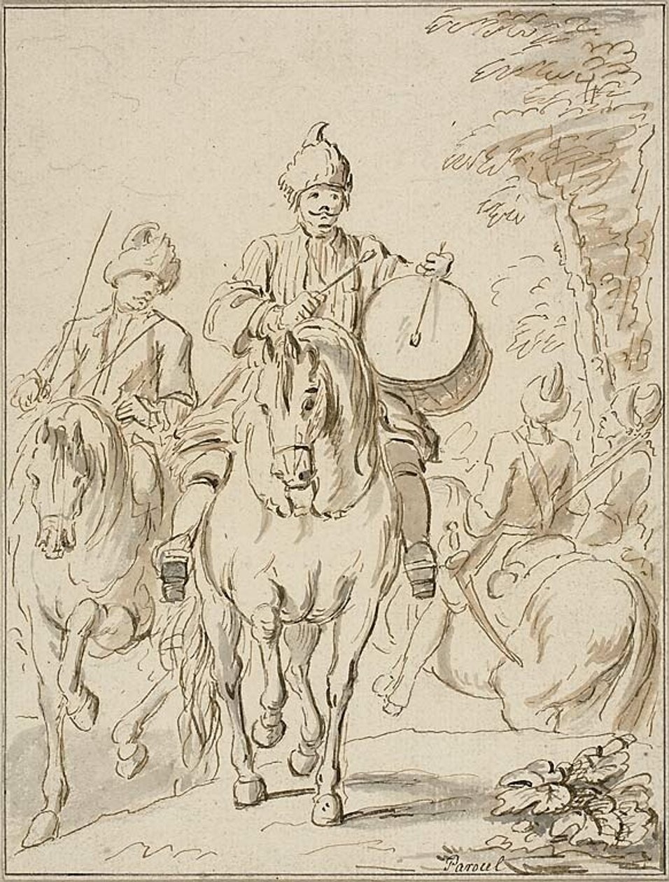 Oriental Riders autorstwa Charles Parrocel