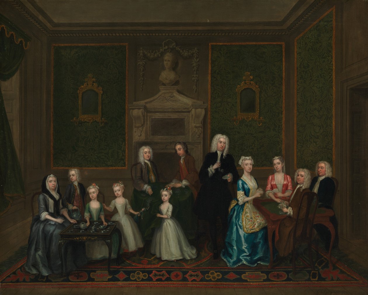 Silna rodzina, 1732 autorstwa Charles Philips