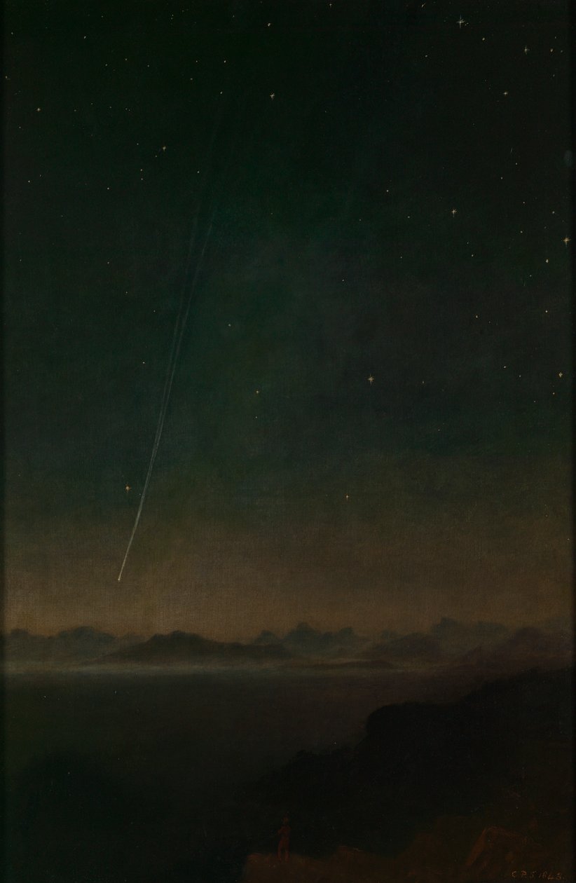 Wielka kometa z 1843 r. autorstwa Charles Piazzi Smyth