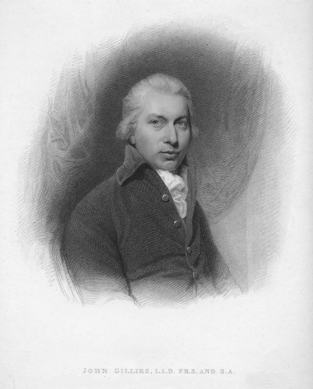 John Gillies, LLD F.R.S. i SA, 1813. autorstwa Charles Picart