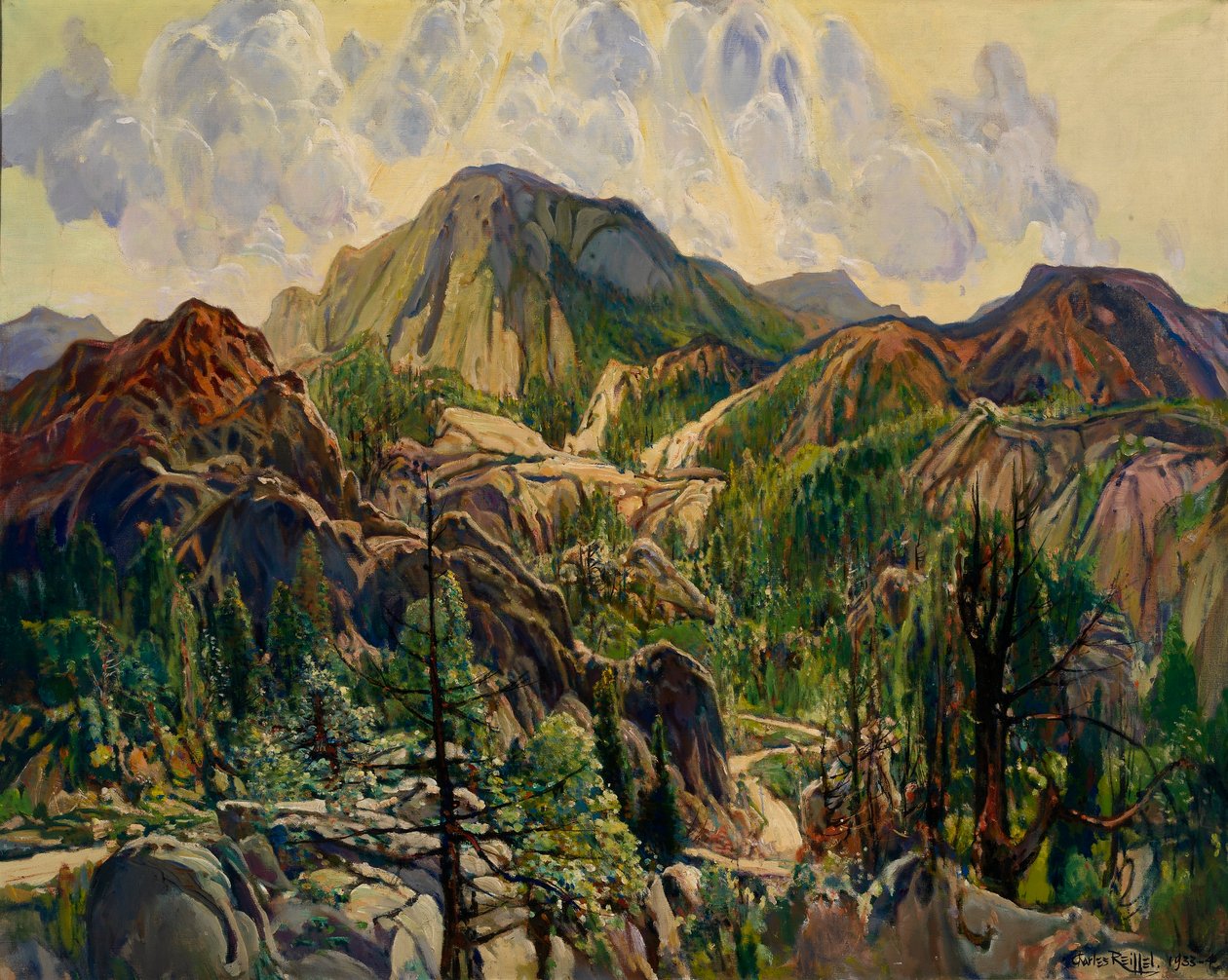Droga w Cuyamacas autorstwa Charles Reiffel