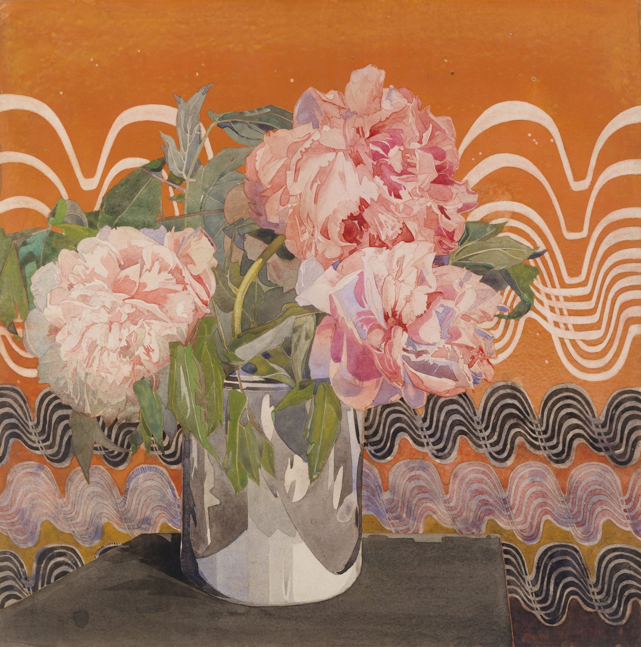 Piwonie, ok. 1920 autorstwa Charles Rennie Mackintosh
