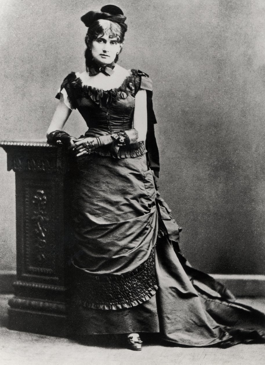Berthe Morisot (1841-95) (bw zdjęcie) autorstwa Charles Reutlinger
