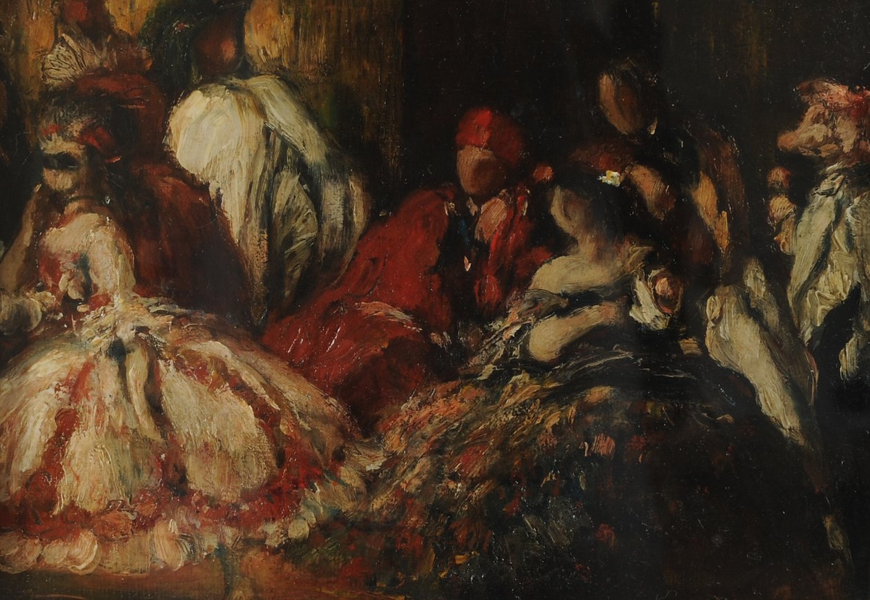 Kolacja przebierańców, ok. 1903 r. autorstwa Charles Ricketts