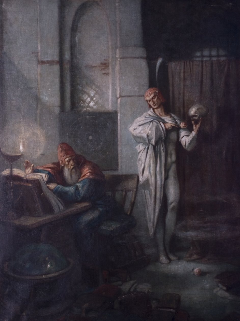 Faust i Mefistofeles, ok. 1930 autorstwa Charles Ricketts