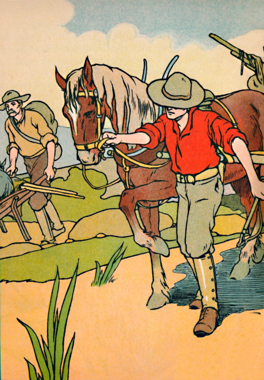 Off to the Gold-Fields, 1912 autorstwa Charles Robinson
