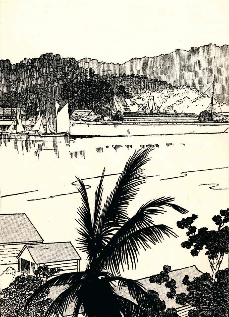 Port Antonio, Jamajka, 1912 autorstwa Charles Robinson