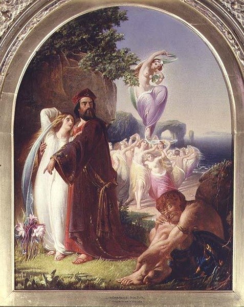 Prospero i Miranda autorstwa Charles Rolt