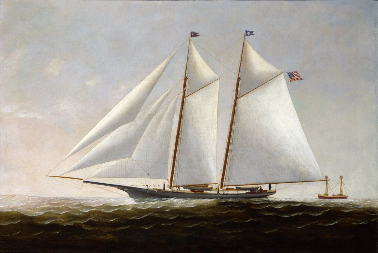 Yacht America autorstwa Charles S. Raleigh