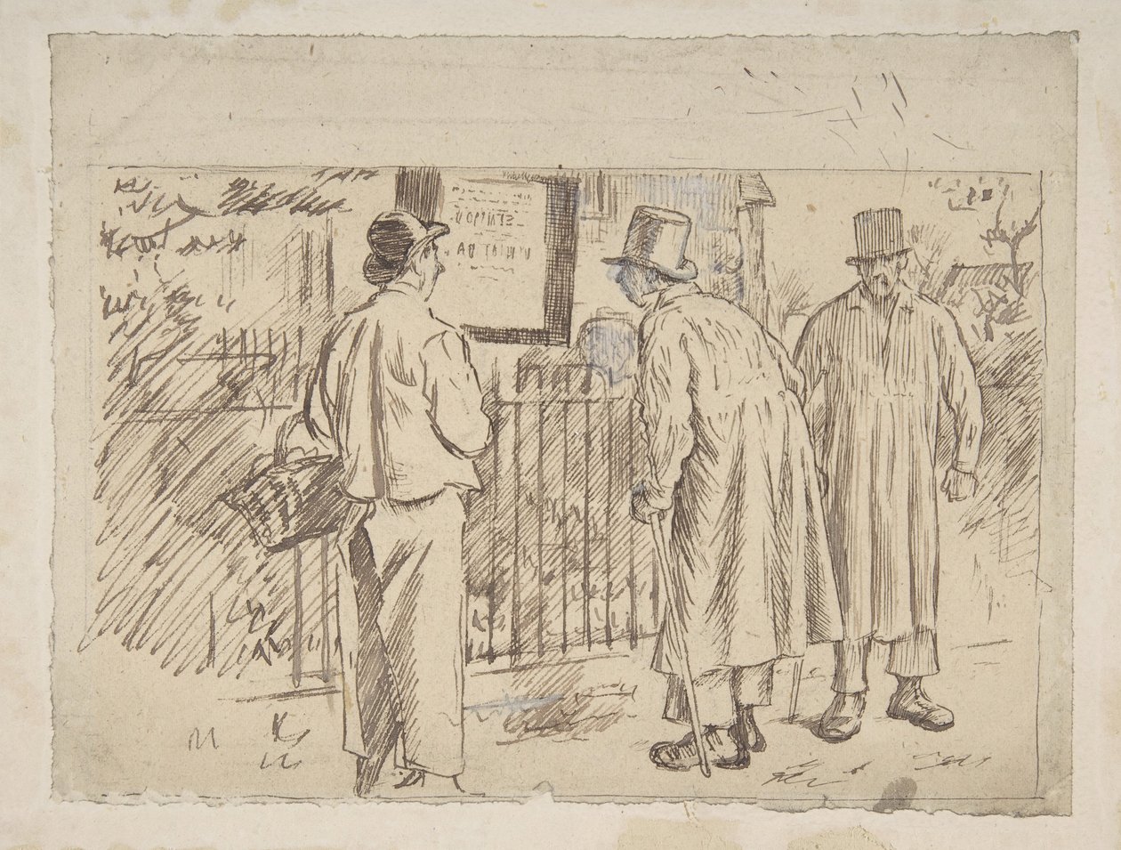 Wilk w owczej skórze, 1870-1891. autorstwa Charles Samuel Keene