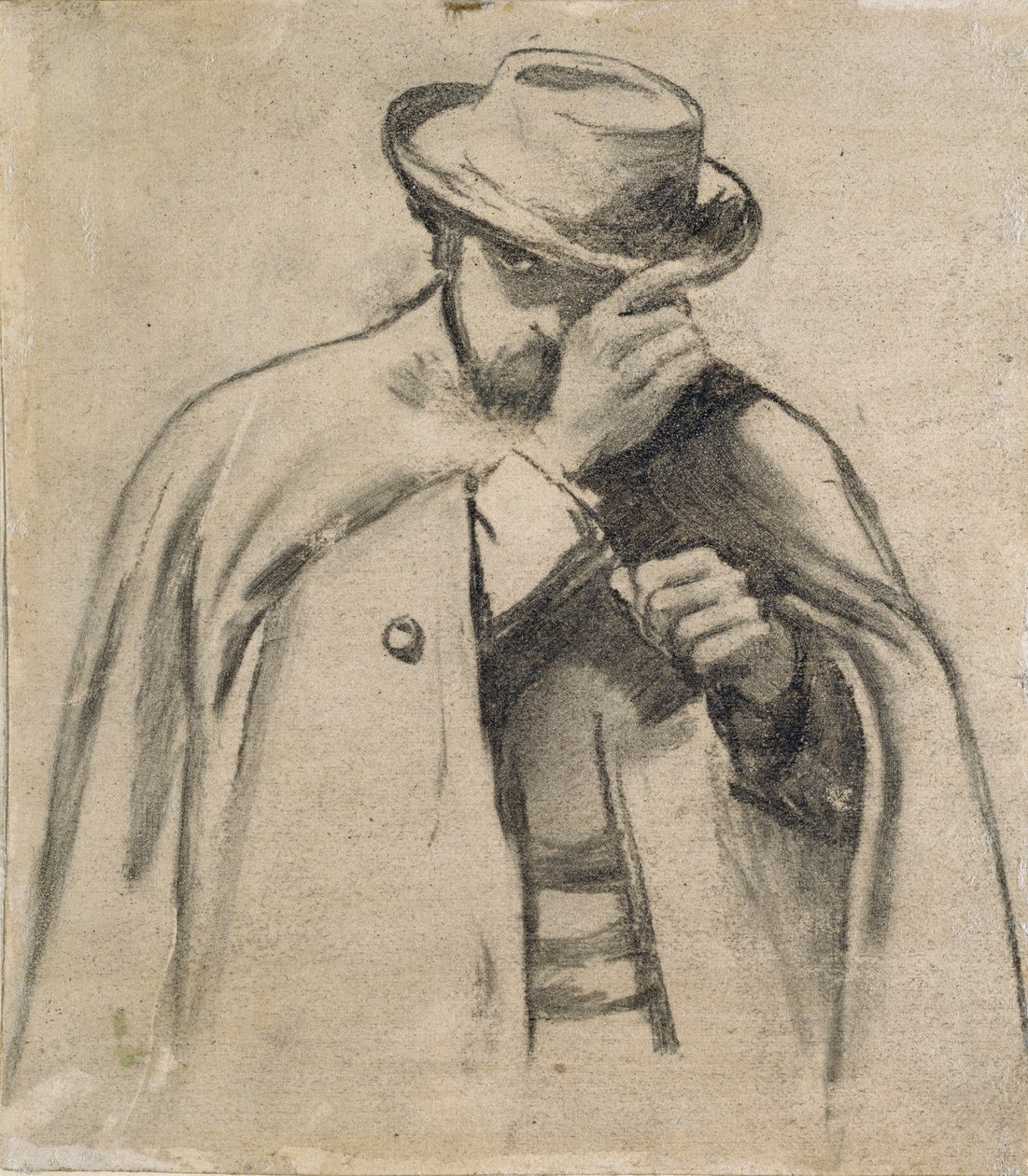 Dante Gabriel Rossetti, ok. 1860 r. autorstwa Charles Samuel Keene