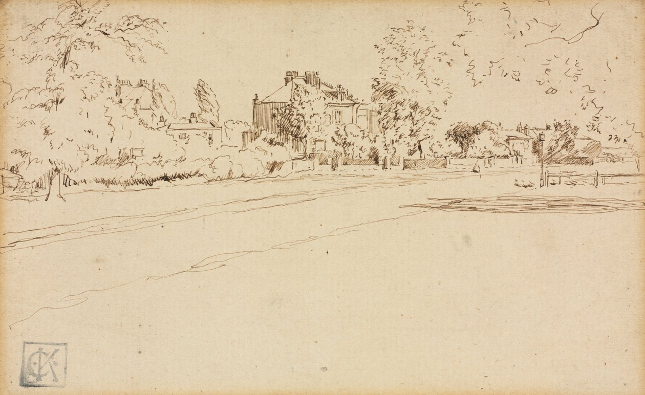 Dom w Hammersmith autorstwa Charles Samuel Keene