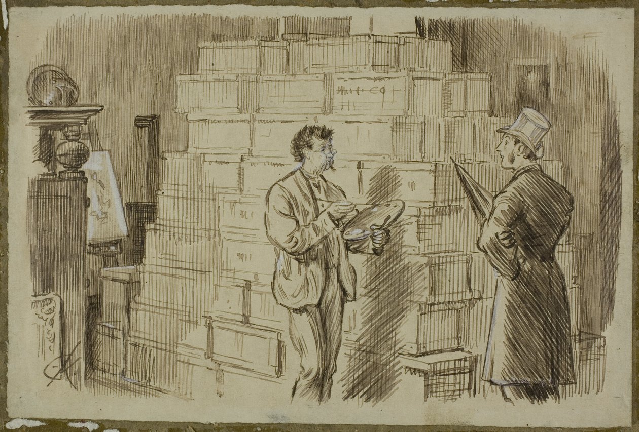 W studiu autorstwa Charles Samuel Keene