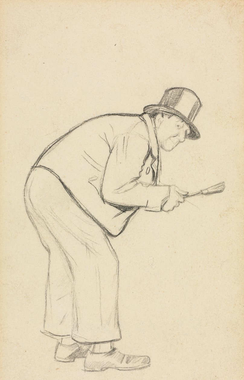 Studium dla nienawidzącej kobiety. autorstwa Charles Samuel Keene