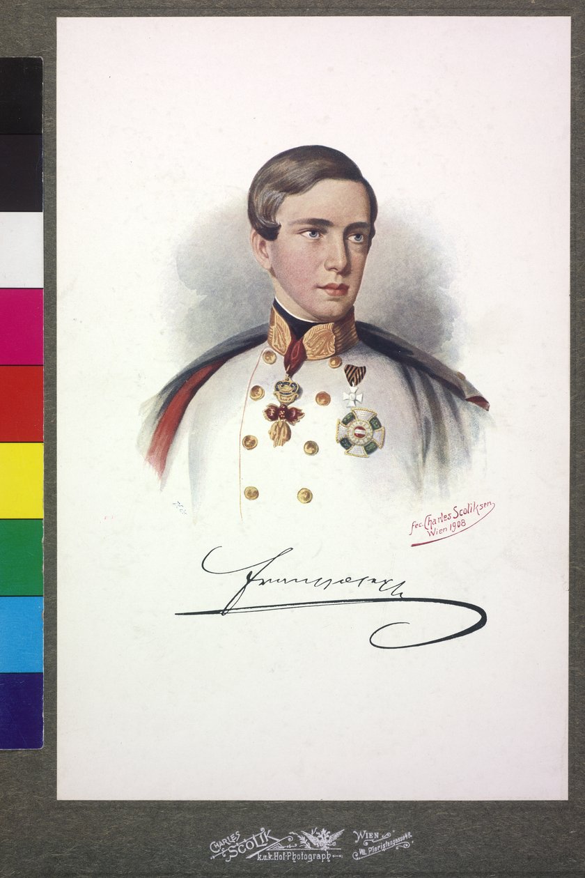 Cesarz Austrii Franciszek Józef I autorstwa Charles Scolik
