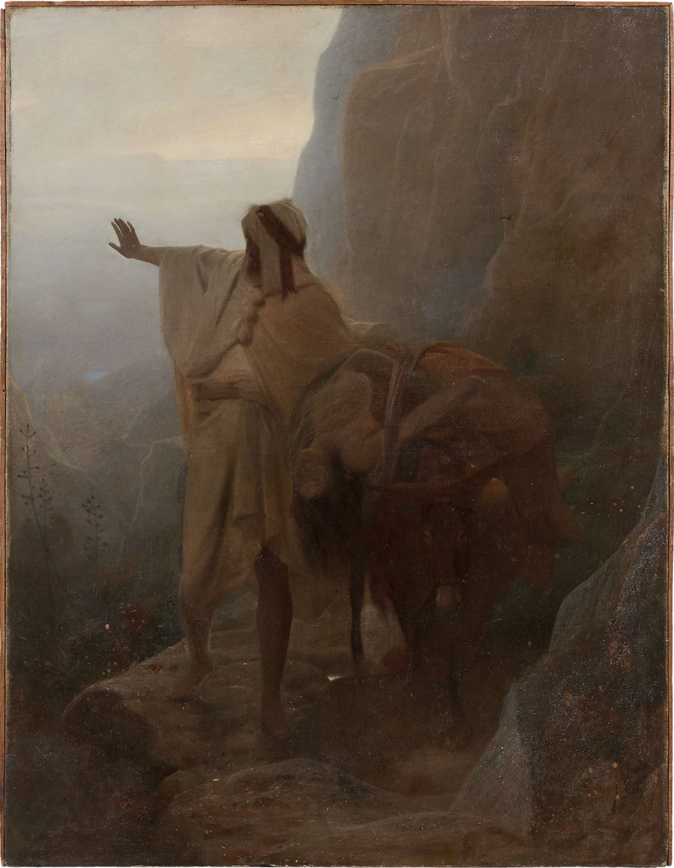 Niewiasta Lewity Efraima. autorstwa Charles Sellier