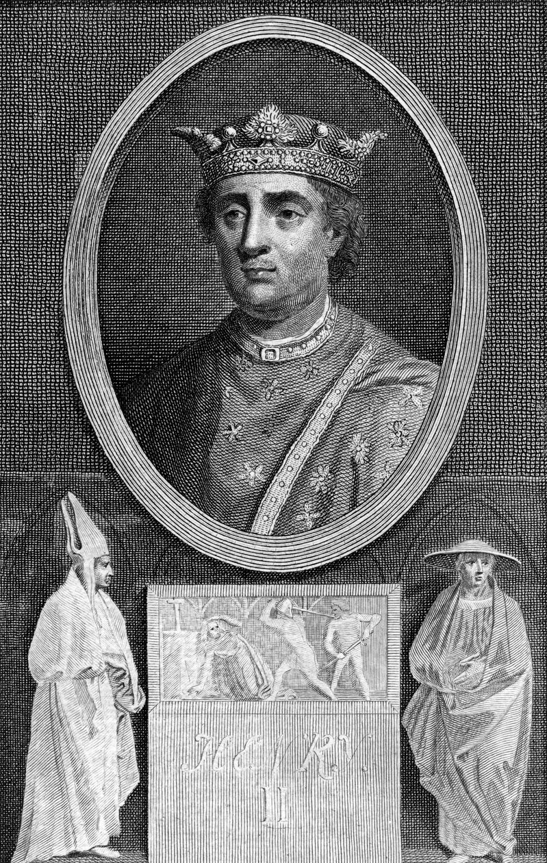 Henryk II, król Anglii, 1788. autorstwa Charles Sherwin